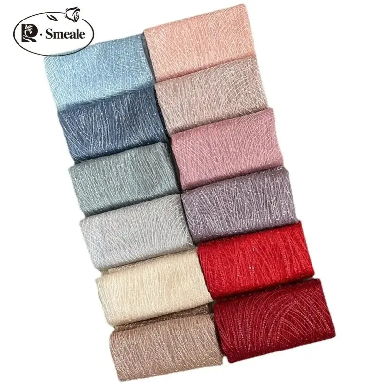 ثلاثة ألوان اختيارية موضة جديدة حبة الترتر الدانتيل والتطريز النسيج اليدوية الملابس الزفاف ملابس الأطفال والاكسسوارات