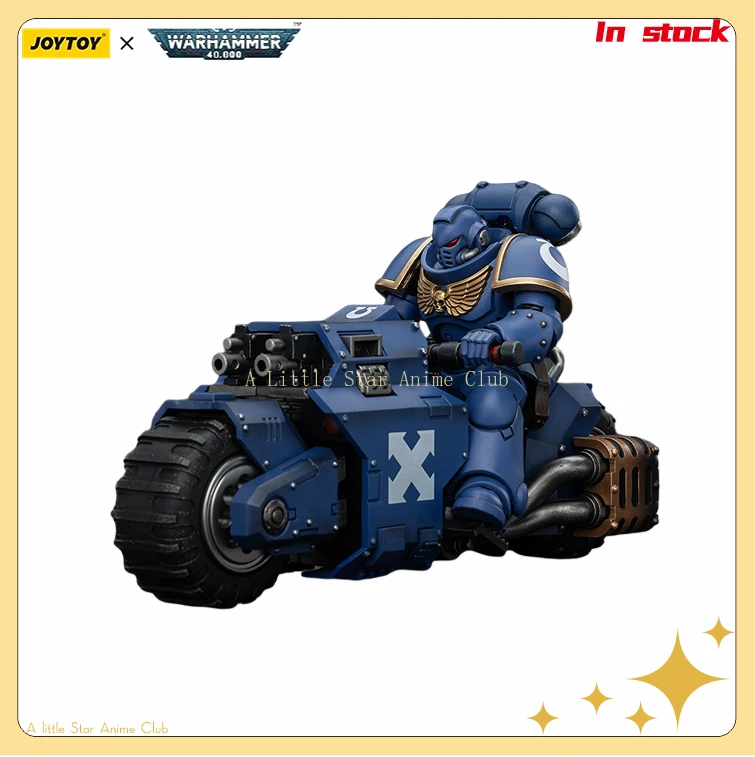 

В наличии оригинальные анимационные фигурки JOYTOY WARHAMMER 40000, Ultramarines Outriders Brother Catonus, коллекция моделей