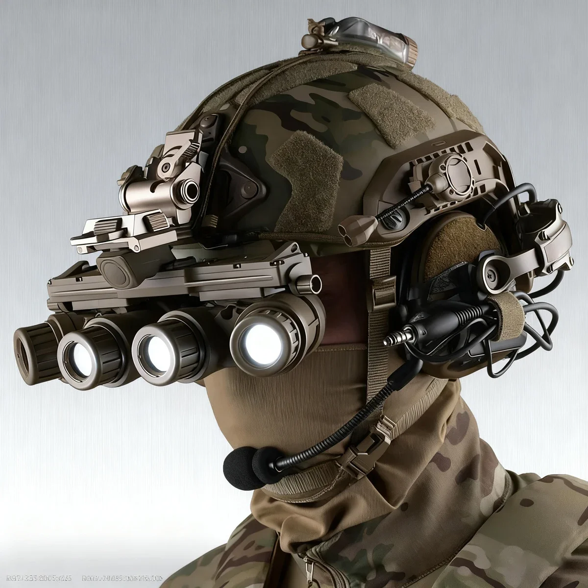 NVG 18 نظارات الرؤية الليلية للخوذة التكتيكية، موديل MICH M88، مسدس هواء FAST FMA، L4G24، مقعد الخوذة PVS-15، PVS-15