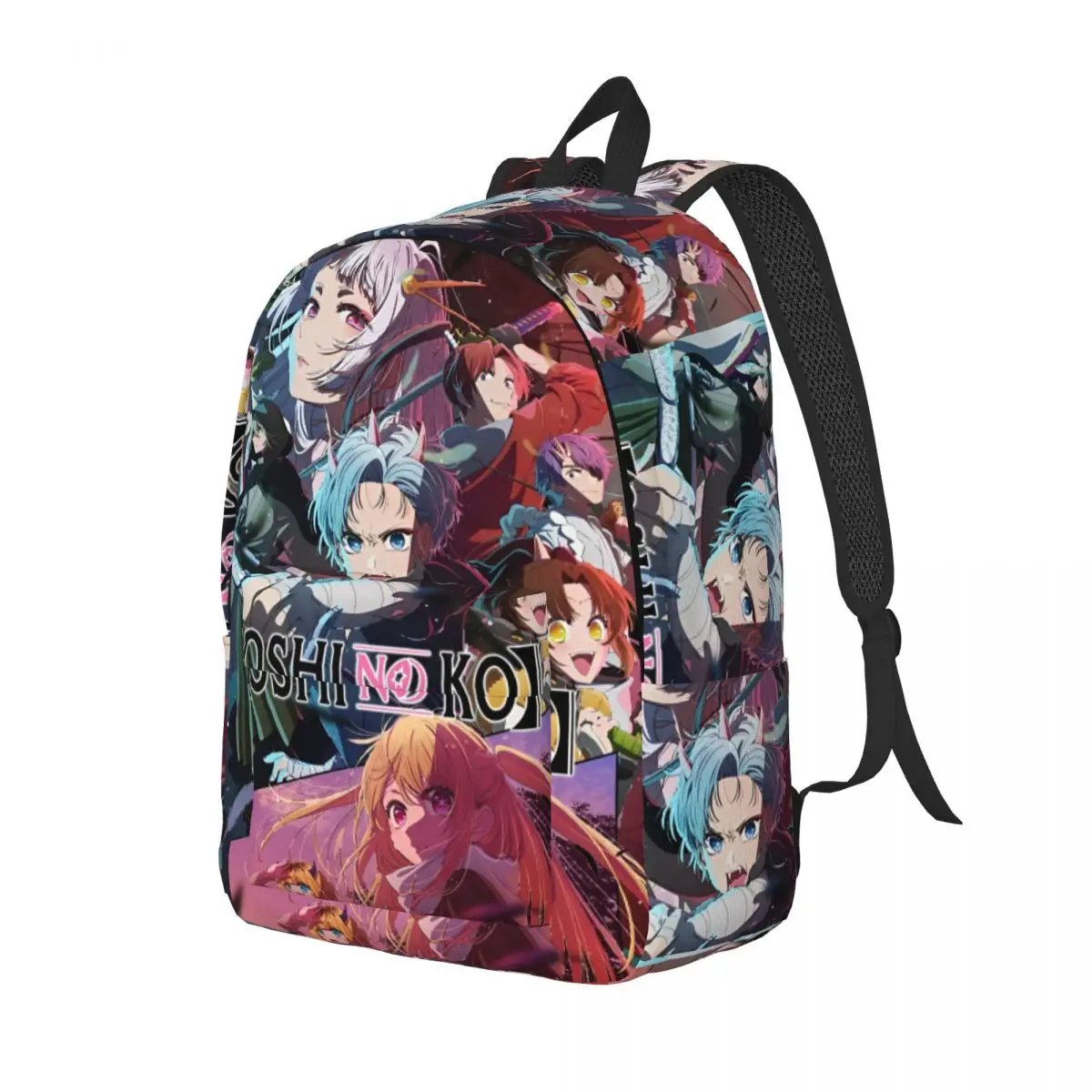 Mochila Oshi não Ko para homens e mulheres, mochila de manga de anime, mochila de viagem para estudantes do ensino médio