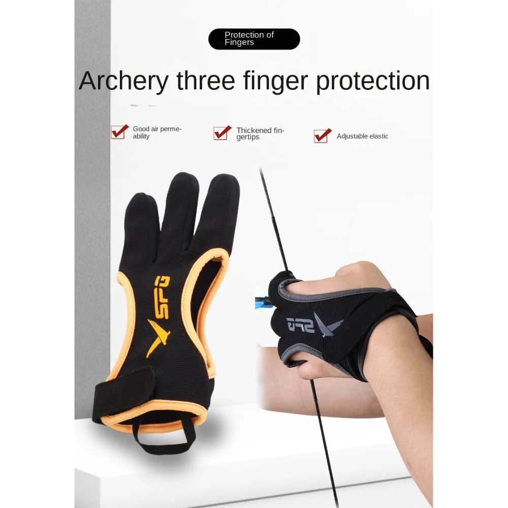 

Recurve Bow Archery Finger Guard Sports Accessories Outdoor Shooting Hand Guard Protector Convenient Hunting