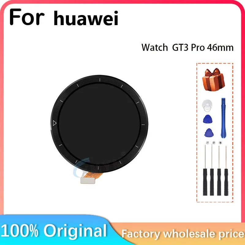 Dla HUAWEI Watch GT 3 Pro wyświetlacz LCD + ekran dotykowy, GT 3 Pro 46mm LCD dla HUAWEI Watch GT 3 Pro ODN-B19 wyświetlacz LCD AMOLED