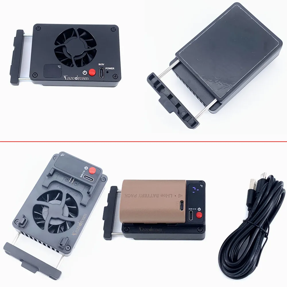 Ventilador de refrigeración, radiador de cámara para Canon EOS RP R5 Mark II R6 R8 R10 R50, Enfriador de transmisión en vivo