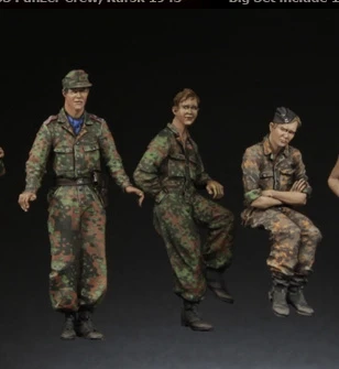 1/35 model kit resin kit  Kursk 1943 Big Set (10 people) 343 Collectible Unassembled Sculpture for Hobbyists