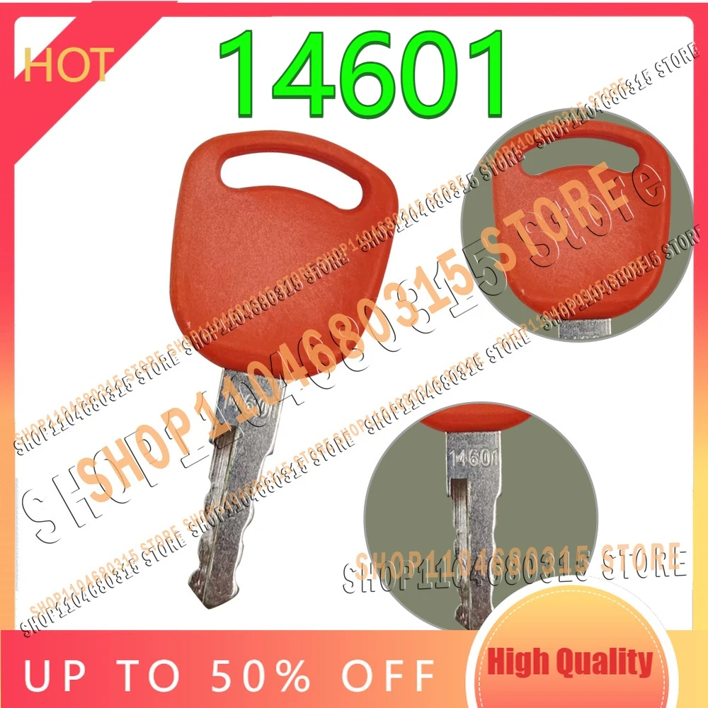 

30/20/10/5/1 шт. новые ключи зажигания 14601 для экскаваторов-тракторов 82003267 82030143, красный