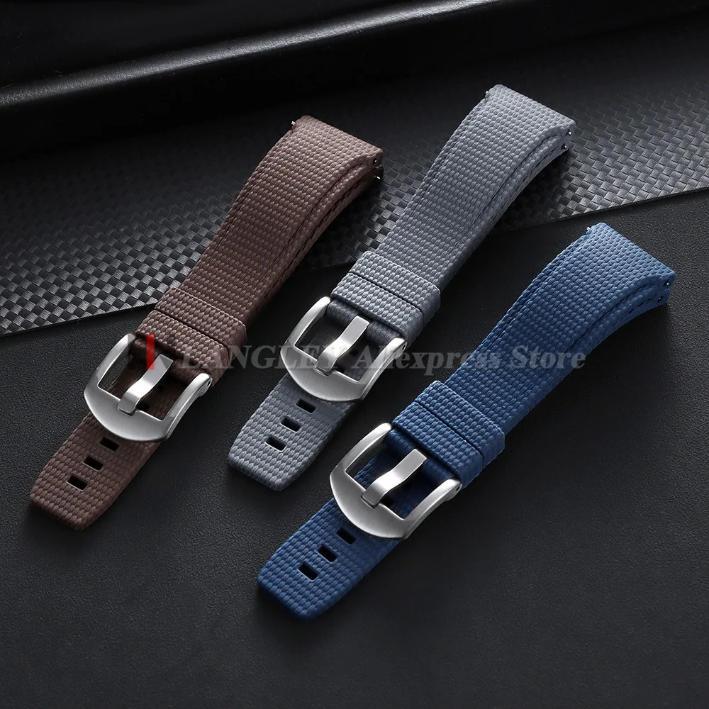 Fluoro Rubber Strap for Omega Seamaster 18/20/22mm FKM Quick Release Replacement Men Watch Band Accessories for Rolex for Tudor view 4