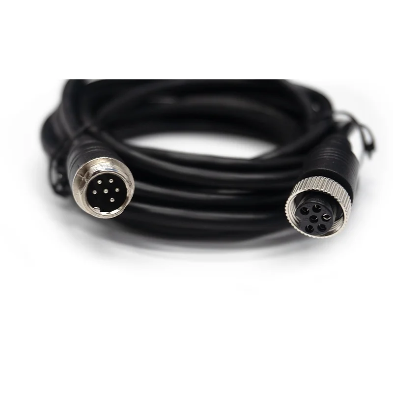 4 Pin Aviation Connector Extension Cable for Truck Bus Rear View Camera Monitor Waterproof
