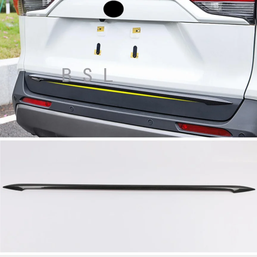 

For Toyota RAV4 2019 2021 2022 2023 RAV 4 XA50 Car Rear Trunk Lid Cover Tailgate Strip Door Handle Boot Cover Trim Accessories