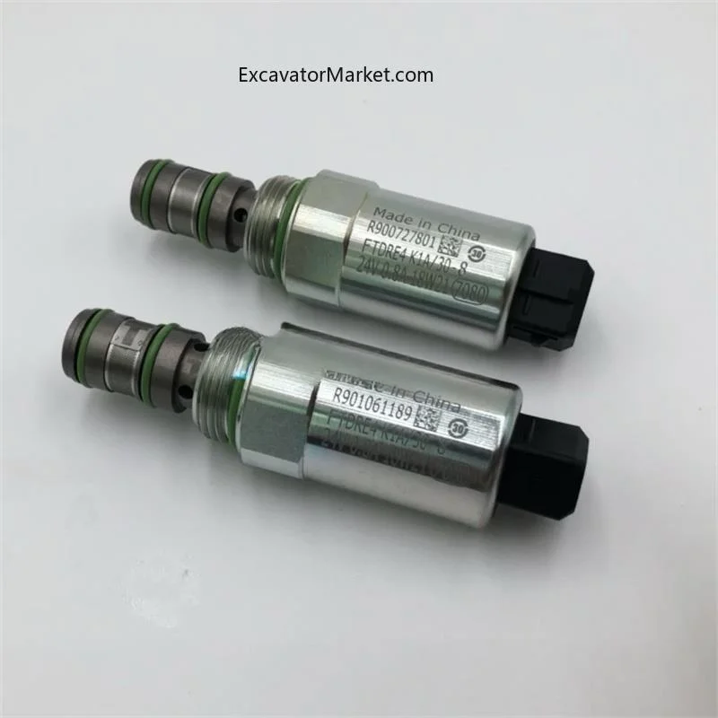 For excavator For Lovol 200/210/220 Rexroth R900727801A8V120 Hydraulic Pump Solenoid Valve Plug High Quality Accessories