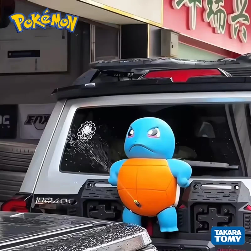 

New Popular Toys Anime Will Spray Water Jenny Car Accessories Spray Water Big Size Proud And Cute Model Toys Car Squirtle Orname