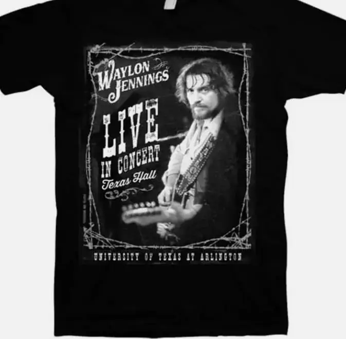 

Футболка Waylon Jennings, футболка унисекс, полный размер, подарок на день отца