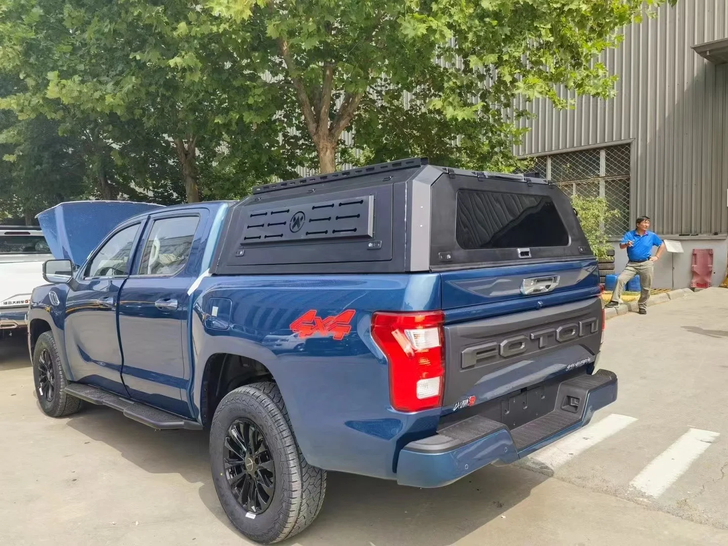 Tailored Sizes Aluminum Truck Camper Shell For Foton Tunland G7 2023 Up Hardtop Canopy Waterproof Pickup Top Cover