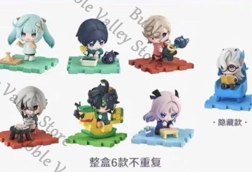 

Подлинное аниме Genshin Impact Neuvillette Kinich Arlecchino Citlali Косплей Q Edition Гаражные комплекты Мультяшная фигурка Модель Подарок