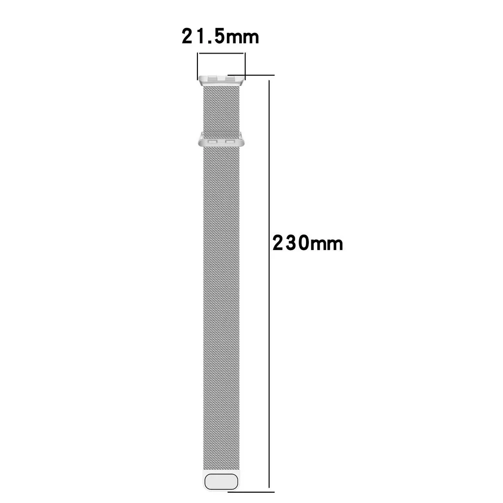 Миланский ремешок для Honor Band 9 10, сменный браслет из нержавеющей стали с магнитной петлей, умный браслет