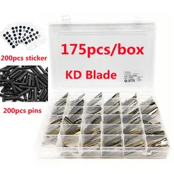 175Pcs/Set Car Key Blade 35 Type KD Key Blade Set For KD KEYDIY VVDI Xhorse Remote For Renault Peugeot Toyota Golf Fiat Citroen