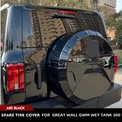 For Great Wall GWM WEY Tank 300 2021-2024 Off-road Equipment Tire Cover Car Exterior Rear Decoration Special Accessories