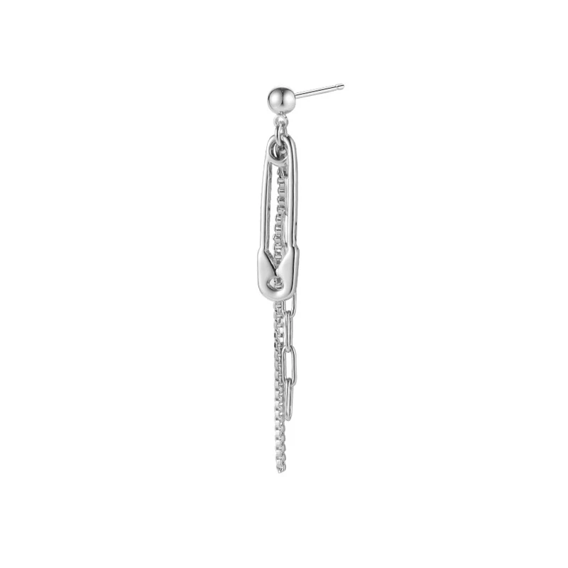 Mewanry Pin Geometric Tassel Drop Earrings For Women Girls Simple Fashion Creative Elegant Prevent Allergy Birthday Jewelry Gift