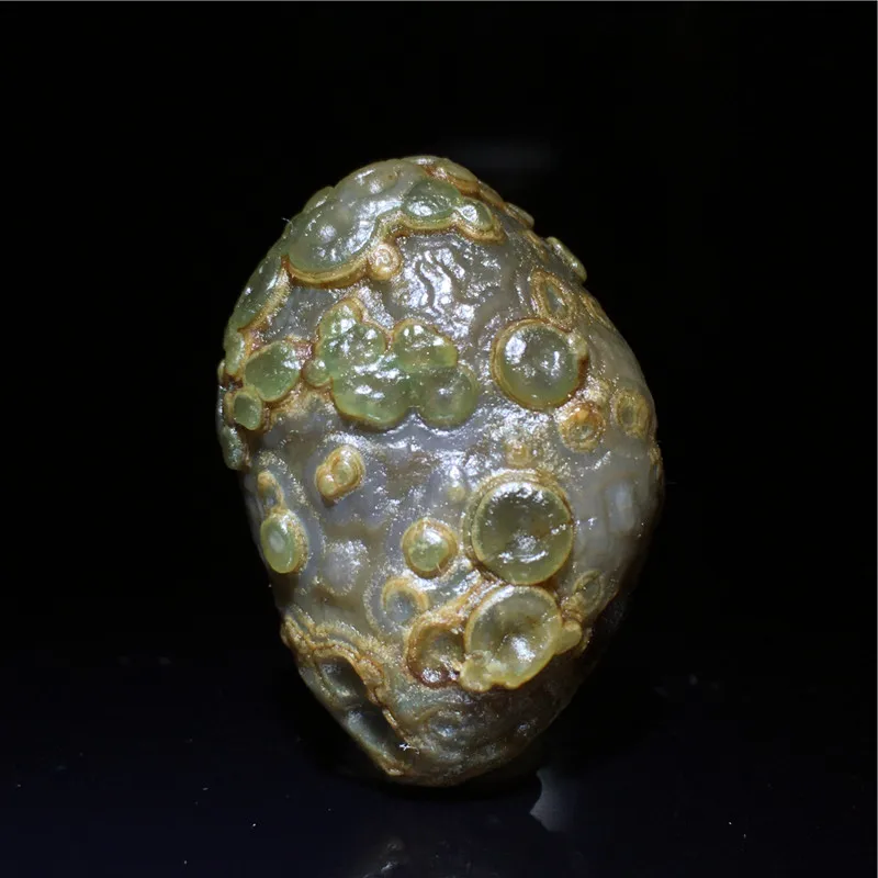 Beautiful Energy Stone Natural Alashan Gobi Agate Eye Stone  Rough Stone Boutique Mongolia Original Colors and Shape - view 4