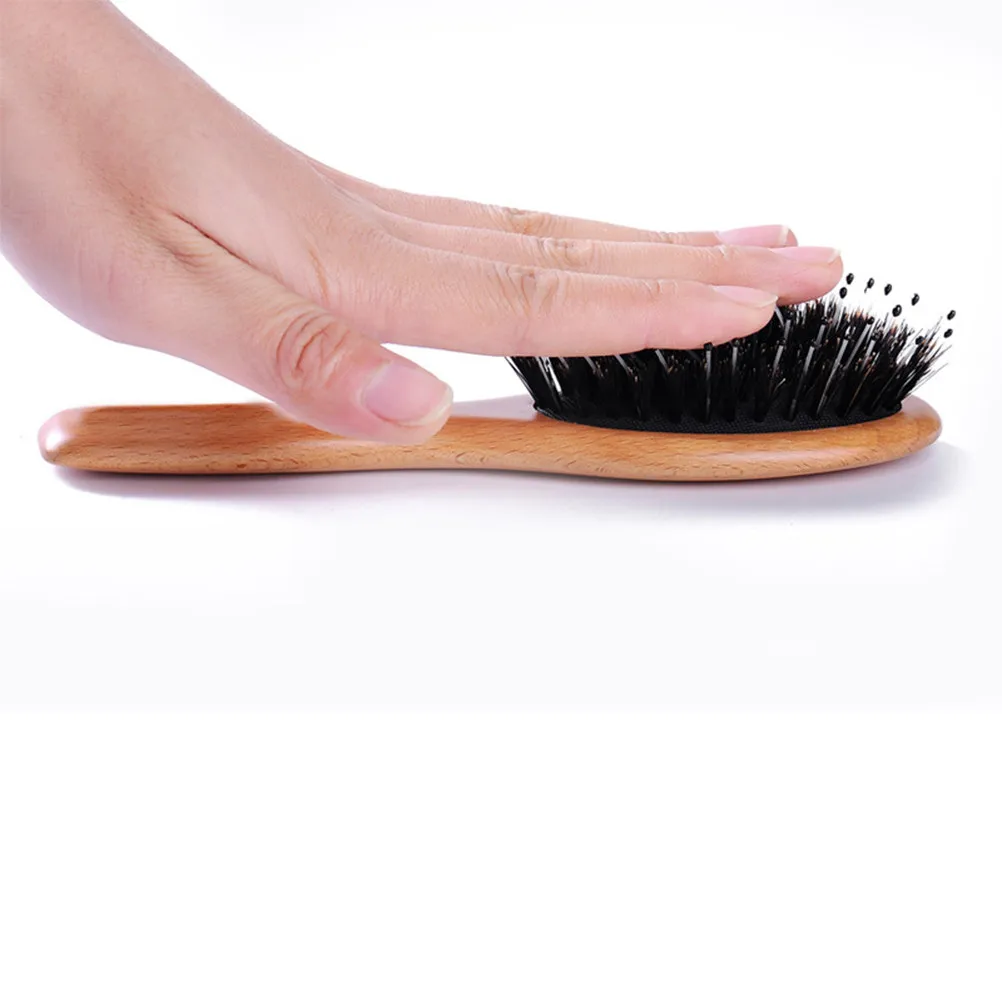 

Миниатюрная портативная расческа из зеленого бука с гладкими зубцами для массажа кожи головы, стимулирующая кровообращение, антистатическая, бережная к волосам, натуральная.