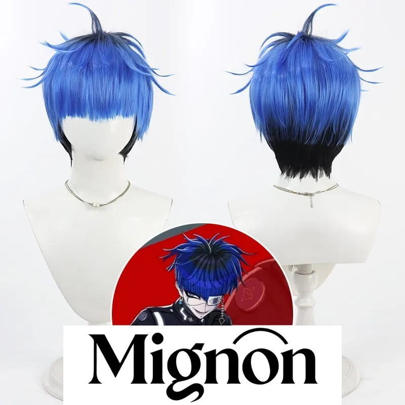 

Hundred Days War Omokage Yugami Cosplay Wig Final Defense Academy Teased Crown Black Highlights