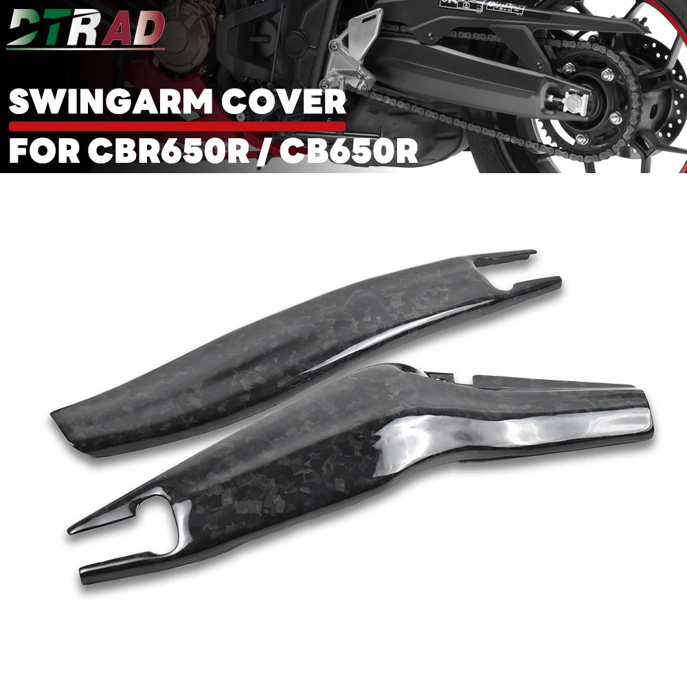 

CB CBR 650 R For HONDA CBR650R CCB650R 2019-2025 2024 100% Carbon Fiber Swingarm Cover Case Cap Swing Arm Protector Forged Gloss