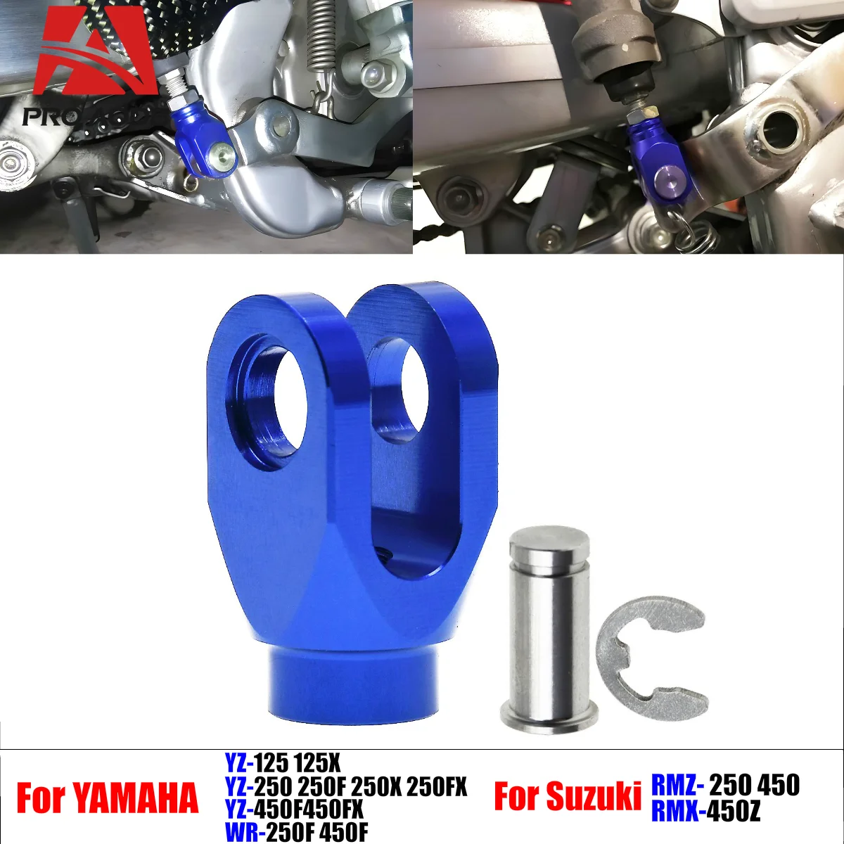 

High-Quality CNC Aluminum Rear Brake Clevis For Yamaha YZ125 YZ250 YZ250F YZ450F YZ125X 250X 450FX 250FX WR250F 450F 2003-2023