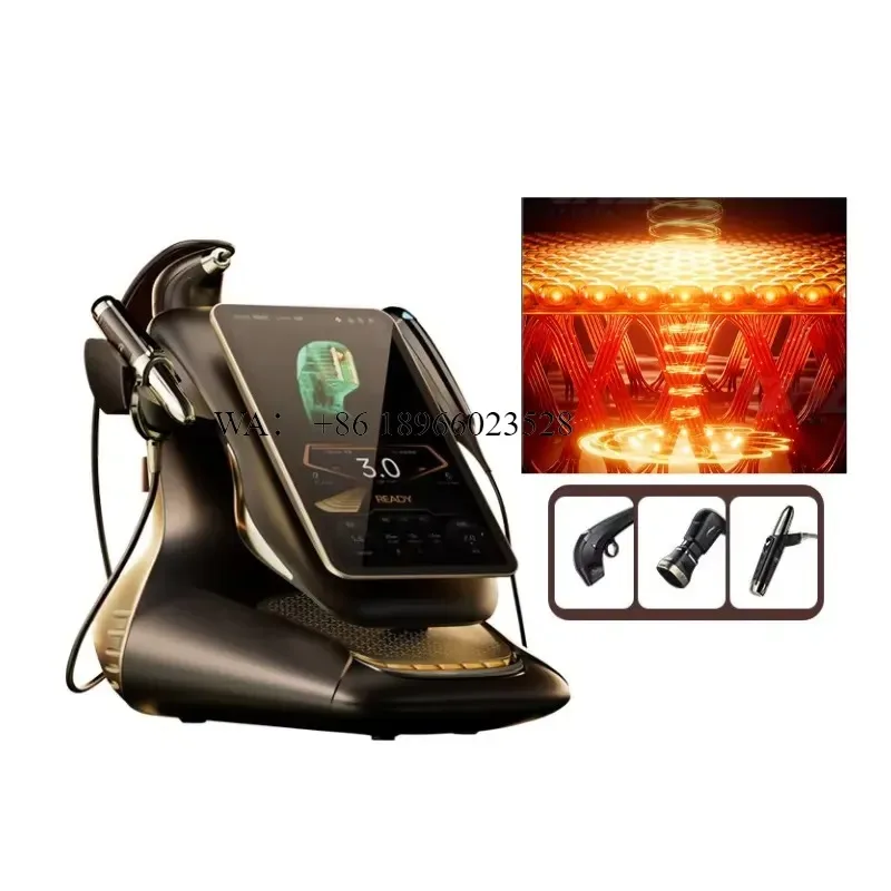 WMWMNU for 360 Degree 25D 3 in 1 EMS HIIFU Device Home Use Tightening Targeted Wrinkle Removal Anti Puffiness Care