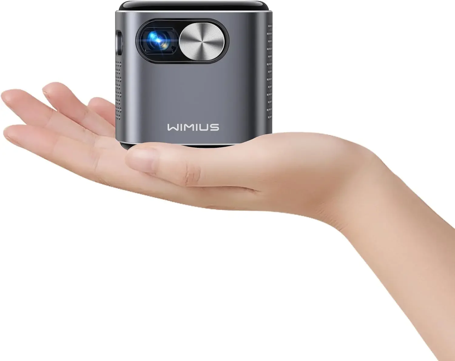 

Mini Projector with Android TV, DLP and Rechargeable Battery, WiMiUS Pico Pocket Portable Projector with WiFi BluetoothNEW