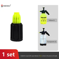 Car Wash Spray Bottle Nozzle Spray Foam Water Spray Nozzle Manual Pressure PA Pot Sprayer Plastic Nozzle Accessories