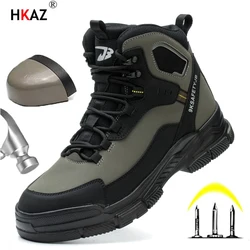 Work Safety Shoes Men Safety Boots Anti-smash Anti-stab Work Shoes Sneakers Steel Toe Shoes Male Work Boot Indestructible shoes