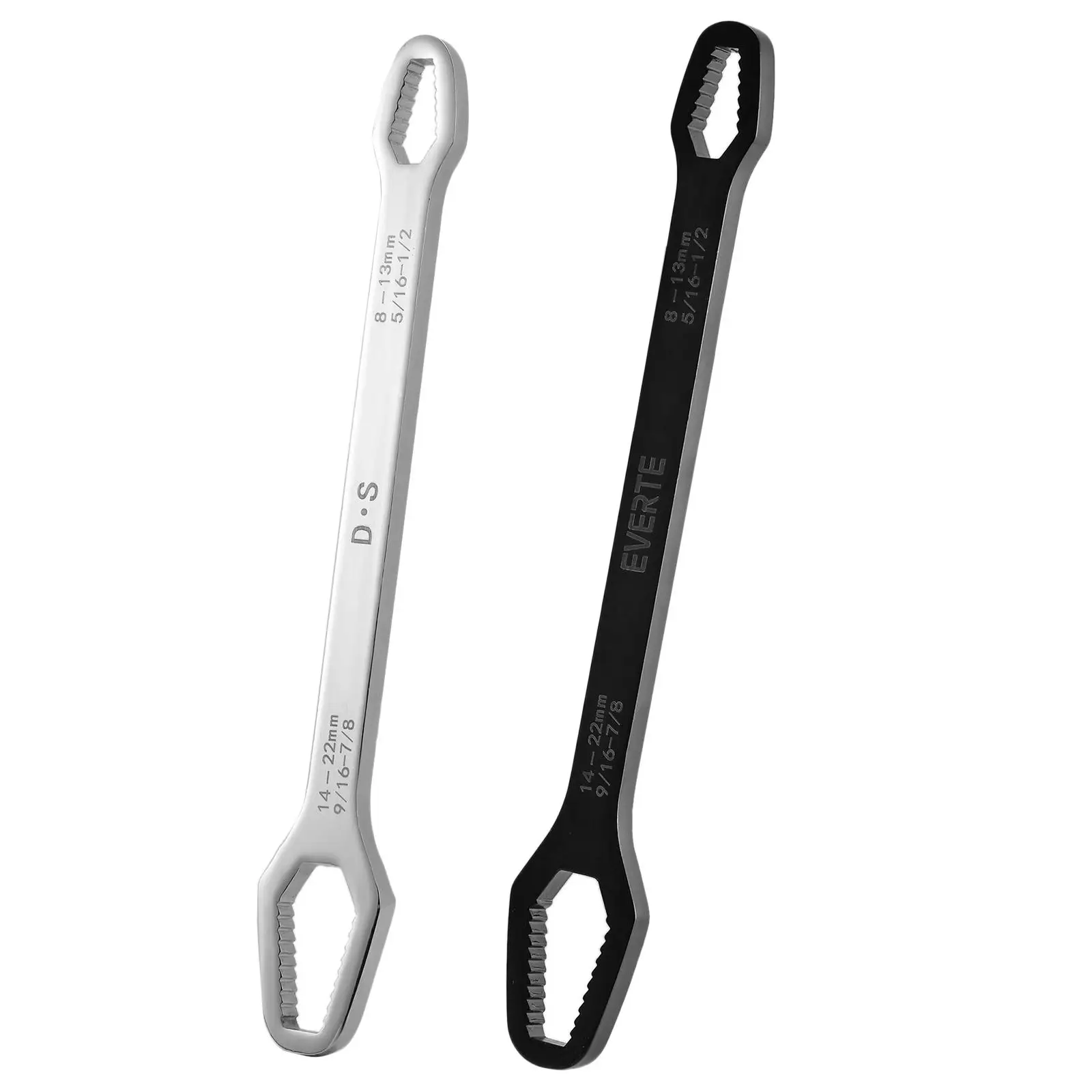 Multi Functional Adjustable Wrench 8-22mm Self Tightening Double Sided Spanner Bike Motorcycle Repair Tool Maintenance