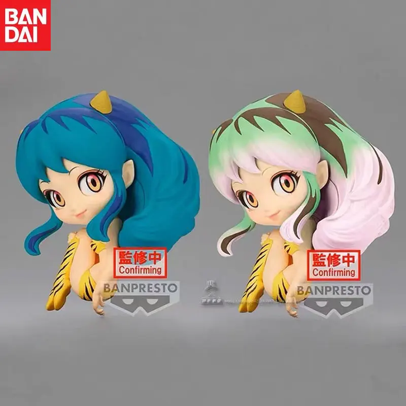 In Stock Bandai Original Q Posket Anime Urusei Yatsura Lum Action Figure Model Children's Gifts