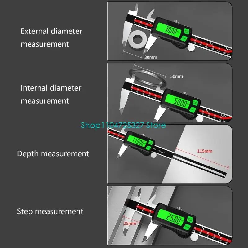 D8KF LCD Readout Measuring Tool with Metal Slide Beam, Thumb Roller and Unit Control for Machining Check Tasks Work
