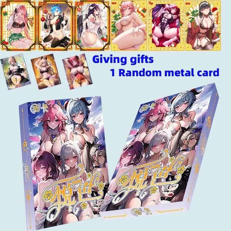 New Goddess Story Joy Color 3 Series Goddess Card Kafka Anime Girls Swimsuit Bikini Feast Booster Box Doujin Toys And Hobby Gift