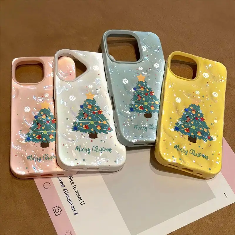 حافظة لهاتف آيفون 17 اير برو ماكس 16 15 برو 14 13 12 11 Plus غطاء حماية كاميرا مقاوم للصدمات غطاء ناعم للذكور والإناث عيد ميلاد سعيد