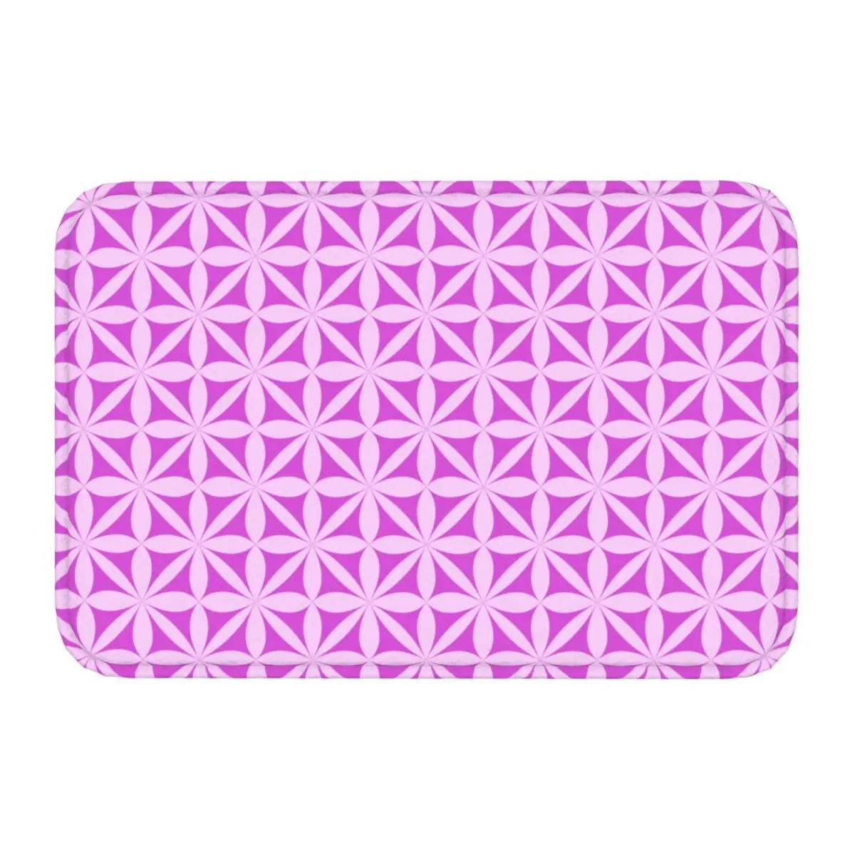 Magenta Wallpaper Seamless Doormat Anti-Slip Entrance Kitchen Bathroom Floor Door Mats Garage Carpet Rug