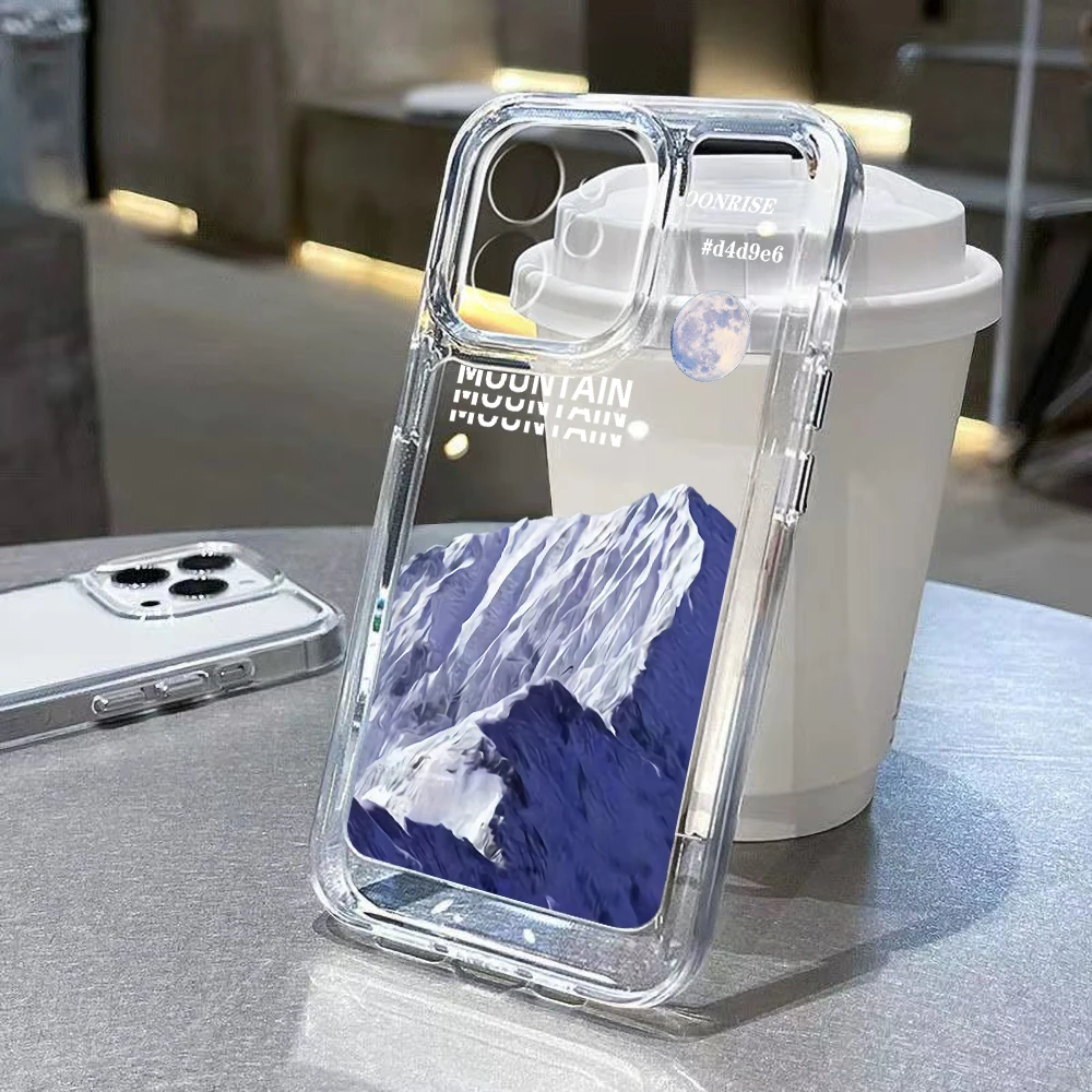 

Poco F5 X5 X3 Pro F3 Case Sunset Snow Mountain Soft Clear Case For Xiaomi Mi 11 Lite 5G 12 13 Pro Mi 11T 12T 13T Pro Cover