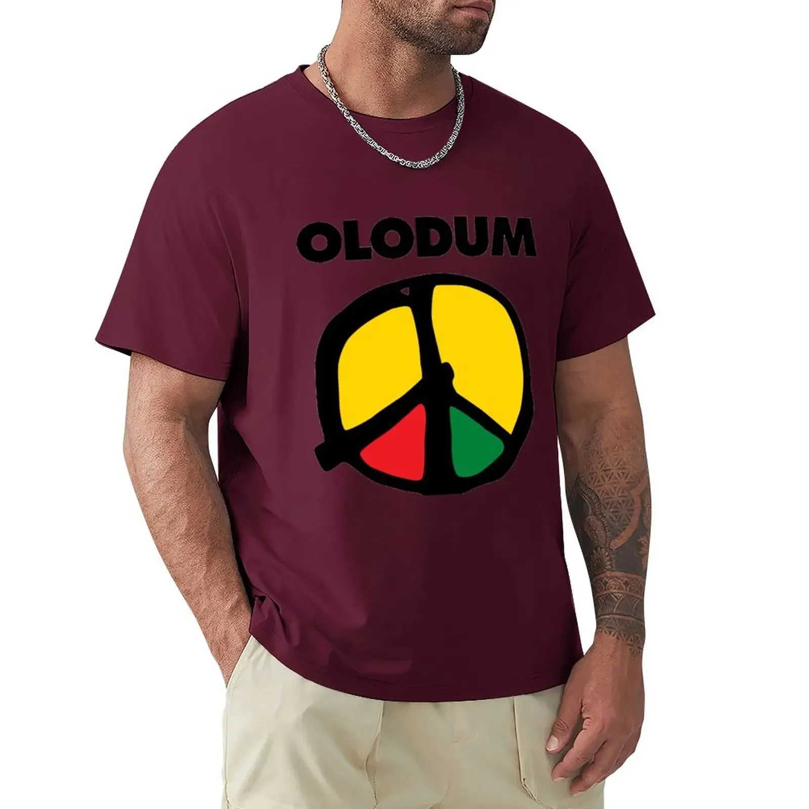 Cute tops summer clothes Short sleeve mens white t shirts Olodum Michael Jackson PEACE and LOVE T-Shirt men clothing harajuku