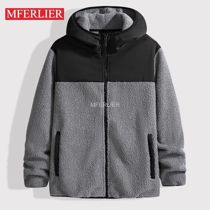 

Winter 8XL 130kg Large Size Jackets 7XL 6XL Fleece Warm Loose Coats