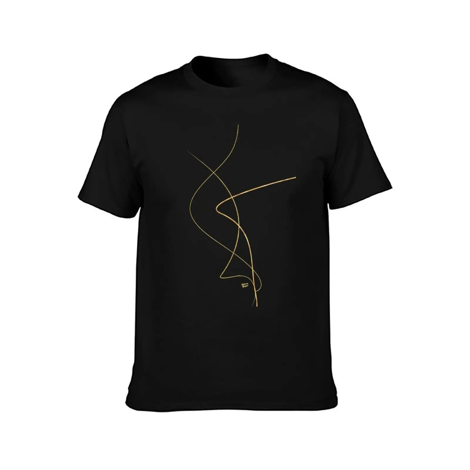 Kintsugi 2 Black #kintsugi #art #decor #buyart #japanese #gold #white #kirovair #design T-Shirt