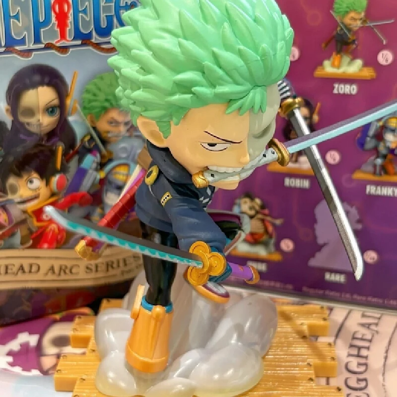 

В наличии оригинальные аниме-фигурки Луффи Зоро слепая коробка 9-я серия статуя ПВХ модель куклы игрушка подарок на день рождения коллекция украшения