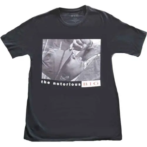 Biggie Smalls Lay Down T-Shirt Black New