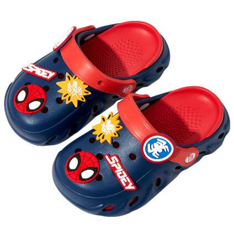 Fashion Kids Summer Slippers Home Shoes Baby Boys Girls Cartoon Spiderman Sandals Toddler Indoor Outdoor Children Beach Shoes