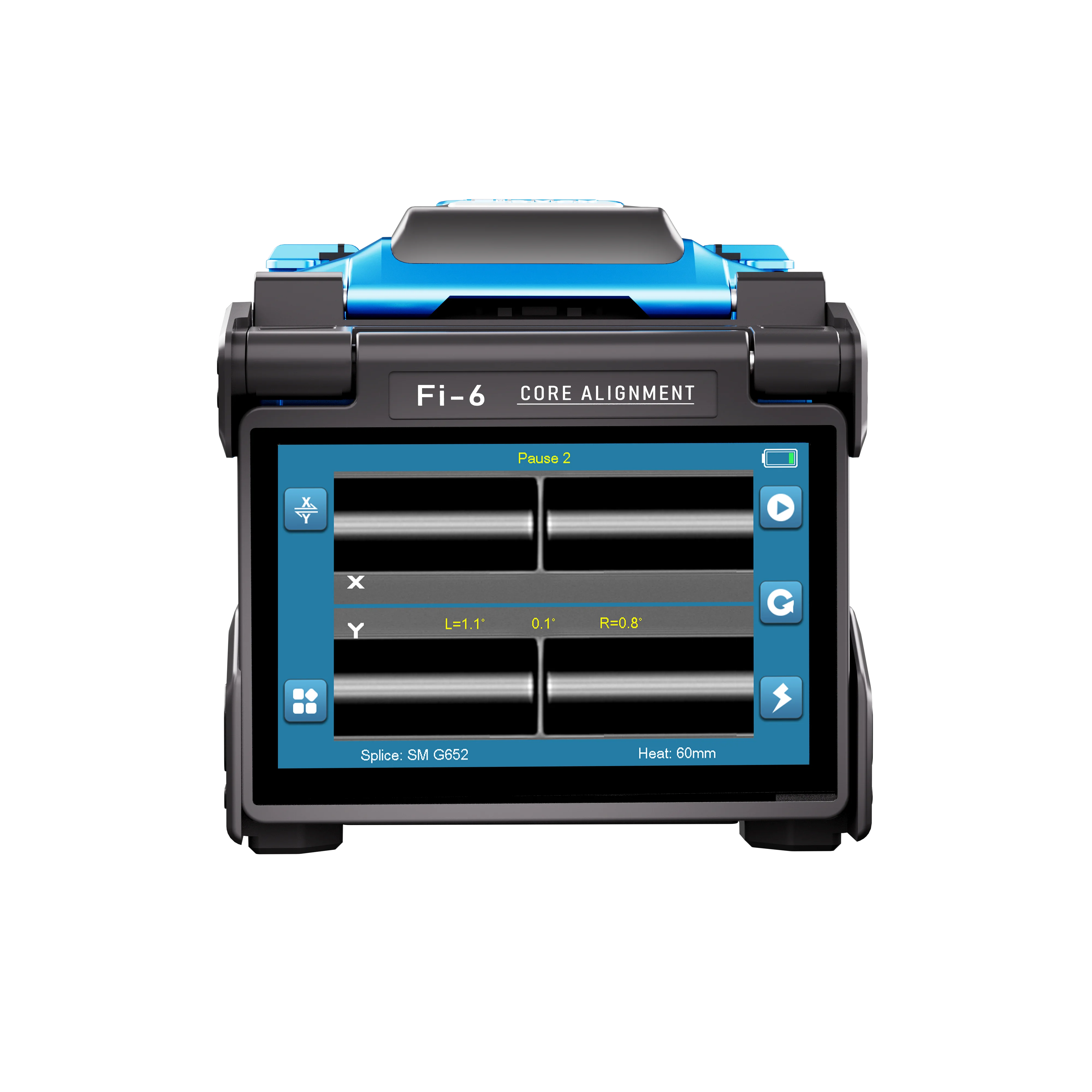 

FibMax Fi-6 Six Motors Core Alignment Fusion Splicer Fiber FTTH Optical Fiber Optic Equipment Autofocus