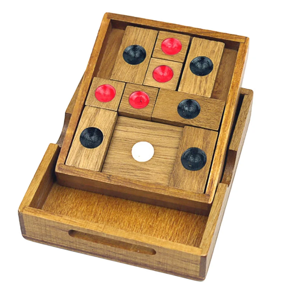 1 قطعة لعبة شطرنج نقطة مستديرة تعليمية لوحة شطرنج خشبية متنوعة تطوير الدماغ التفكير المنطقي