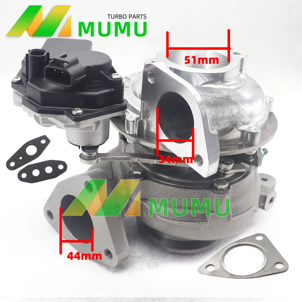 CT16V Turbine Turbocharger For Toyota Hilux Innova Fortuner 2.4L 2GD-FTV 2GD Engine 17201-11070 1720111070