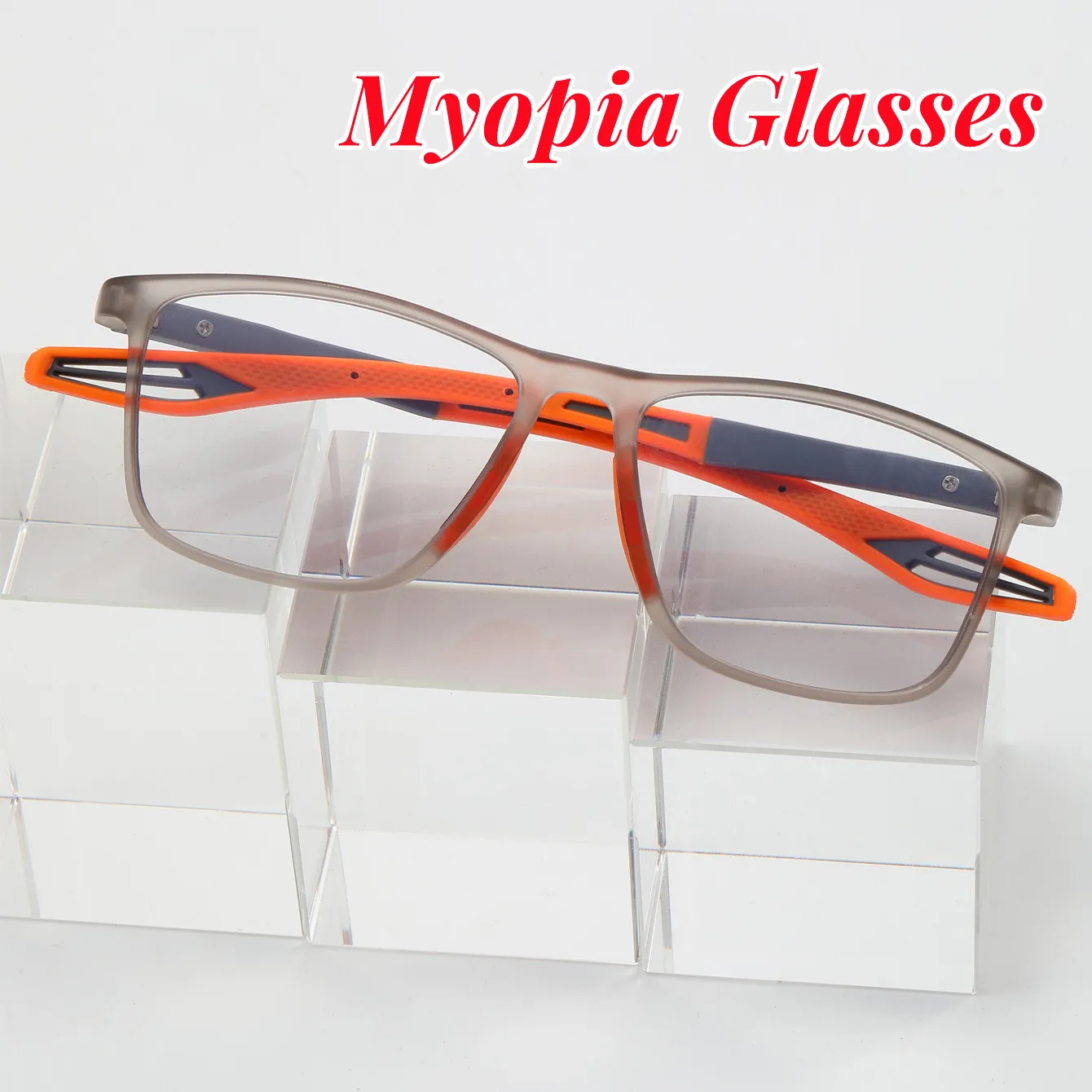 

Ultralight Vintage TR90 Myopia Glasses Men Women Blue Light Blocking Eyeglasses Luxury Flexible Eyewear with Diopter 0 TO -6.0