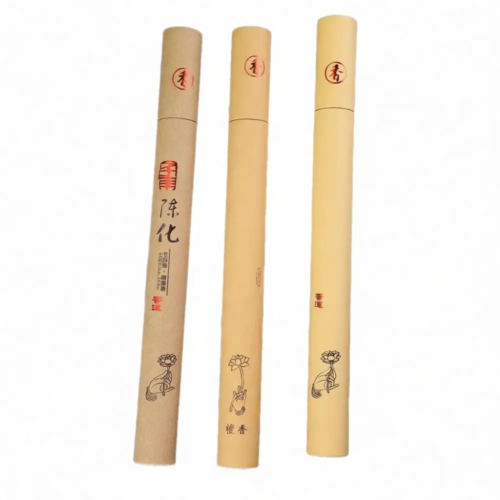 Essential Natural Incense Sticks Sandalwood Scent Aromatherapy Indoor Home Meditation Relaxing Air Purified Zen Fragrance Tool