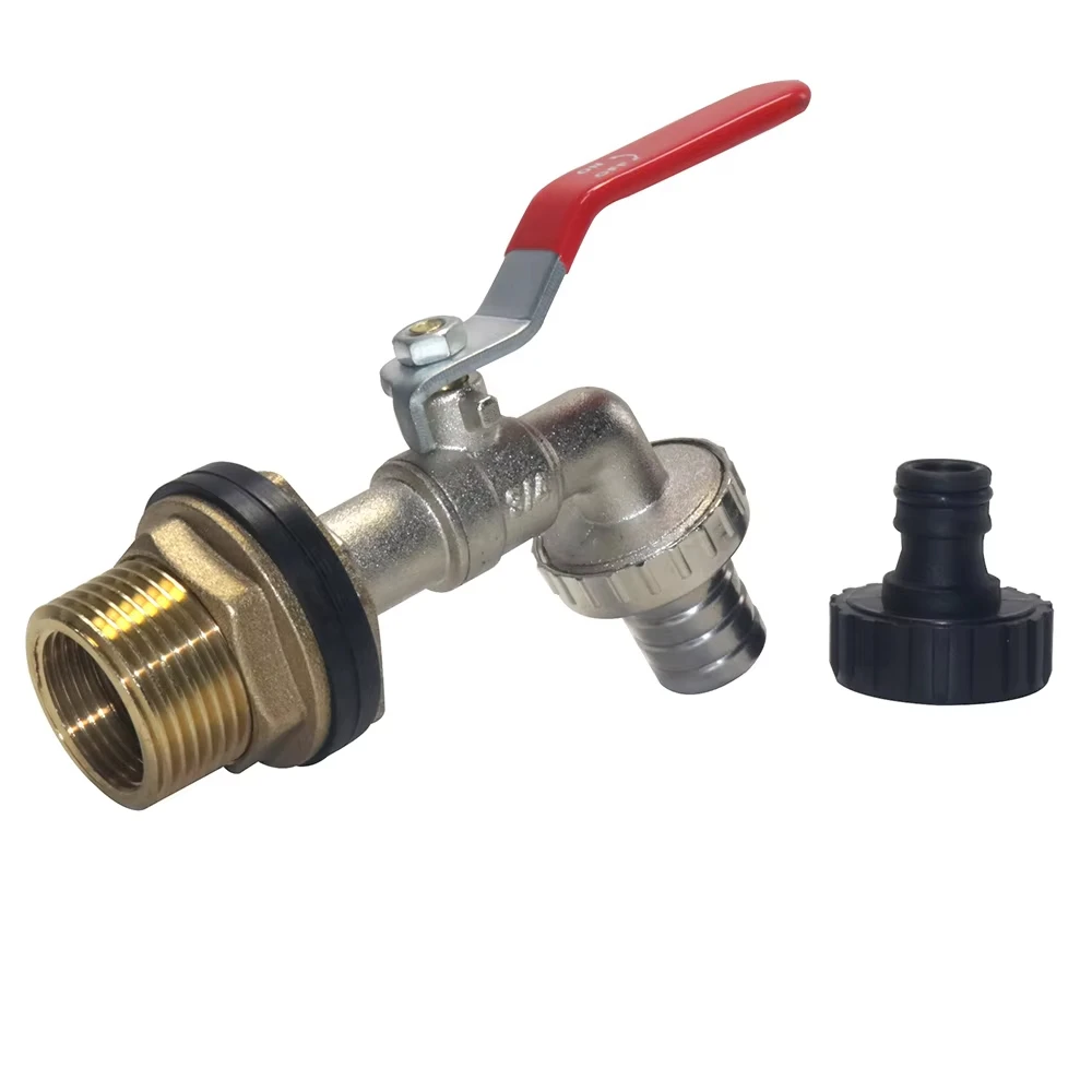 

Набор смесителей из латунного резьбового сплава, сбор дождевой воды, ведро, смеситель для орошения сада, капельное соединение G1 до 3/4 дюйма