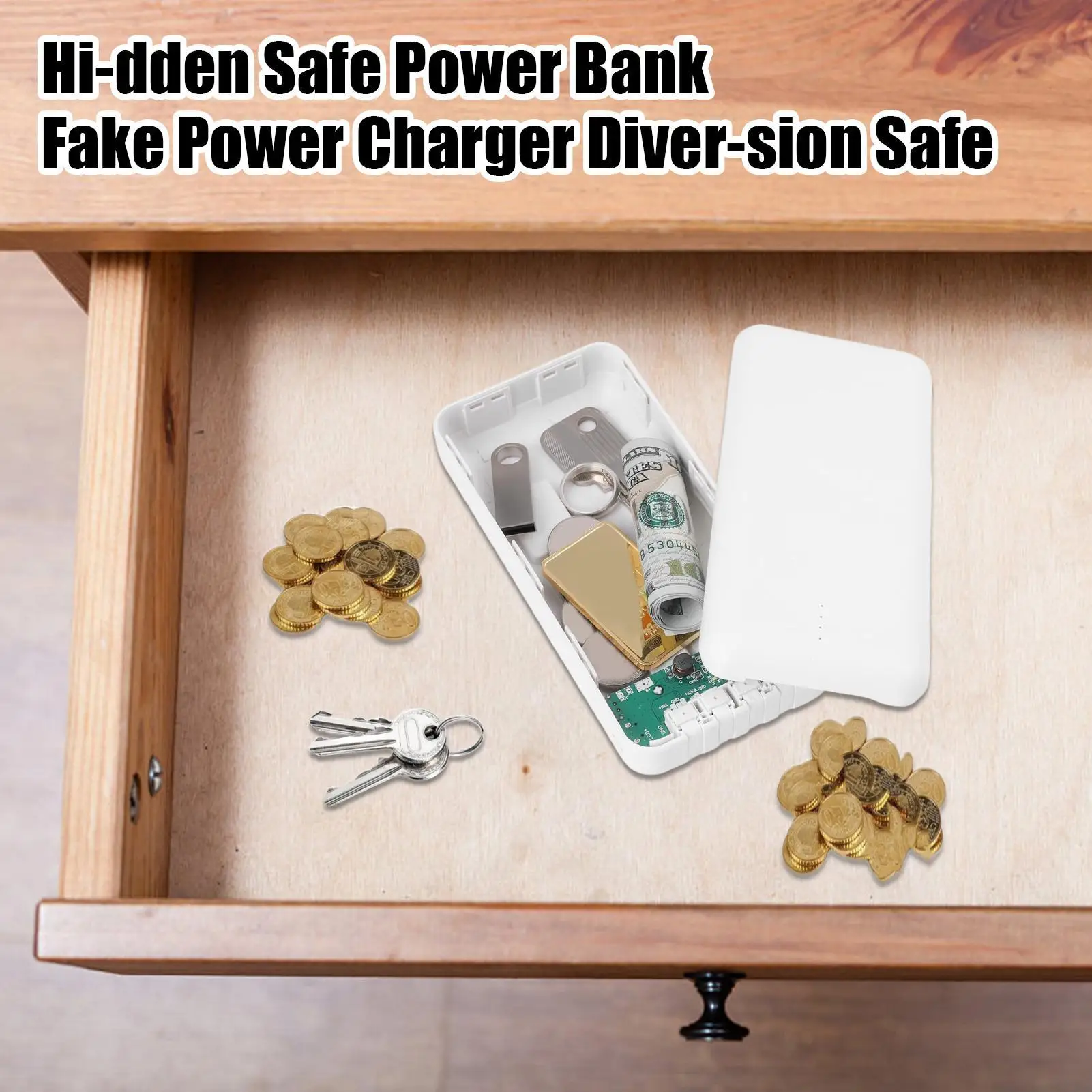 حافظة تصميم بنك الطاقة للمقصورة السرية، تصميم بنك الطاقة، عناصر مخبأة سرية للمنزل، مجوهرات السلامة، الأشياء الثمينة النقدية